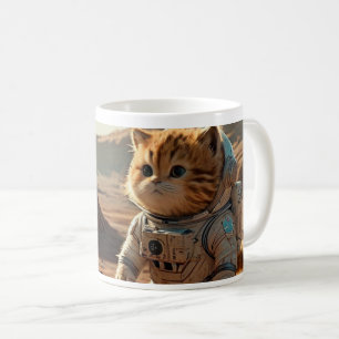 Hårig Knubbig Little Garfield Unge på Mars Mugg