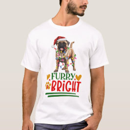 Hårig och Bright Bullmastiff T Shirt