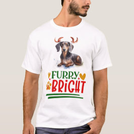 Hårig och Bright Dachshund T Shirt