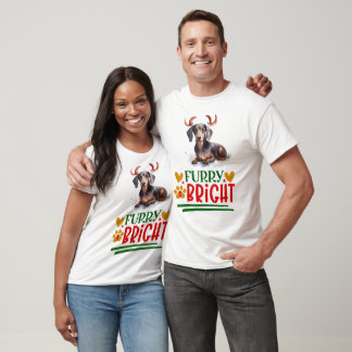 Hårig och Bright Dachshund T Shirt