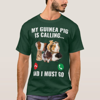 Hårig Potatispat min guineanska Gris ringer och ja T Shirt