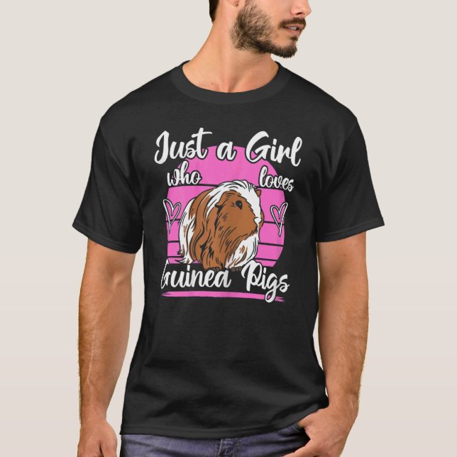 Hårig Potato är bara en flicka som Kärlek Guinea G T Shirt (Framsida)