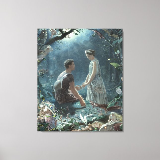 Hårig: Shakespeare's A Midsommar Nattes Dream Canvastryck (Framsida)