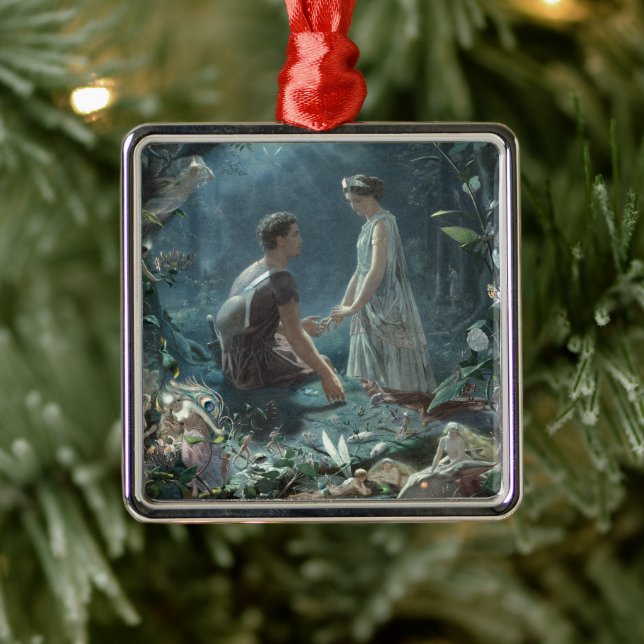 Hårig: Shakespeare's A Midsommar Nattes Dream Julgransprydnad Metall (Träd)