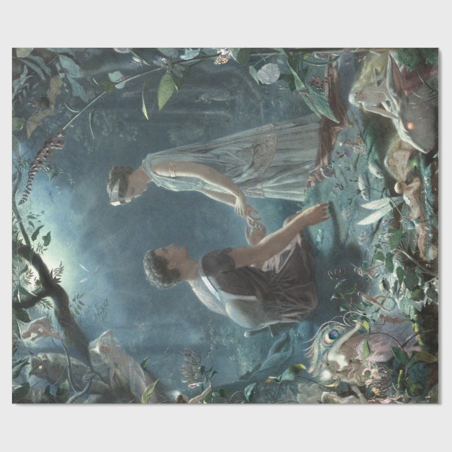 Hårig: Shakespeare's A Midsommar Nattes Dream Presentpapper (Platt)