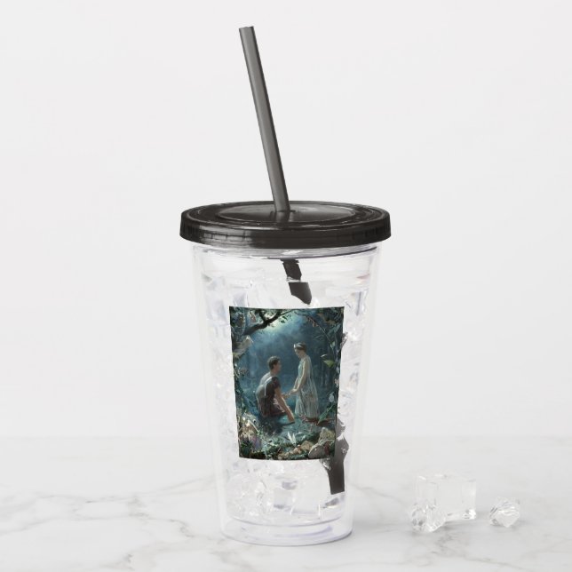 Hårig: Shakespeare's A Midsommar Nattes Dream Take Away Mugg (Framsida Ice)