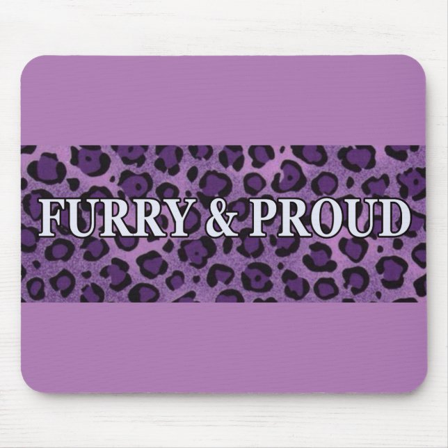 Hårig & stolt Mousepad Musmatta (Framsidan)
