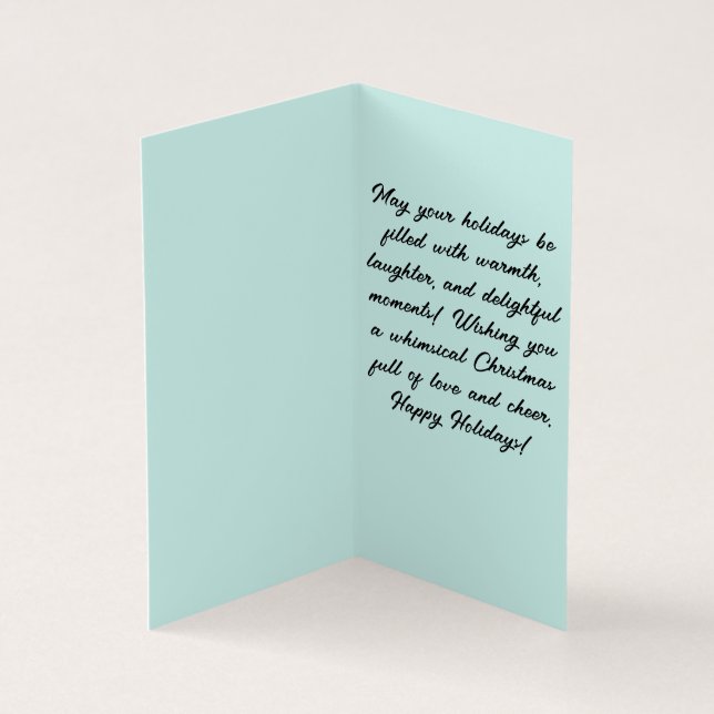 Hårig Tidings of Joy! Kort (Insida)