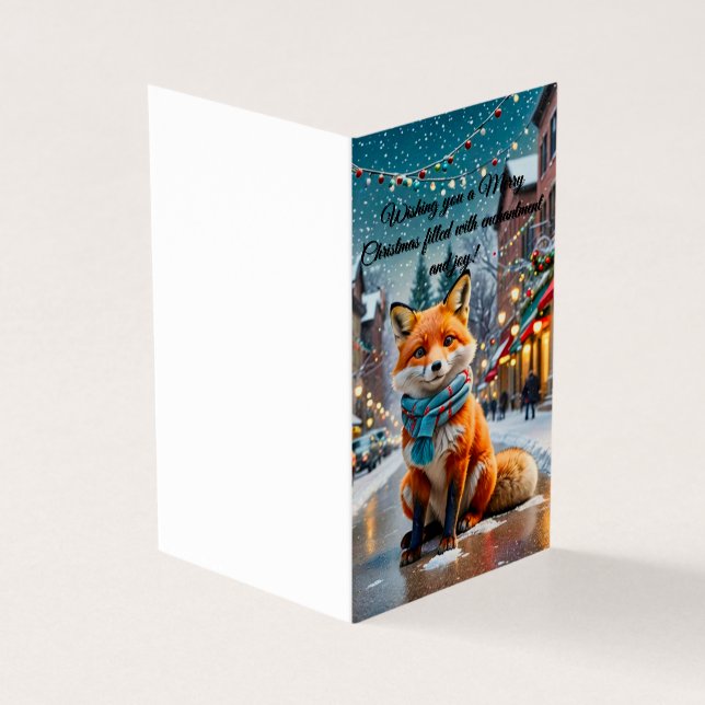 Hårig Tidings of Joy! Kort (Utsida)