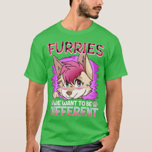 Hårig vi vill vara annorlunda I Hårig Fandom 1 T Shirt