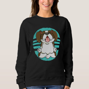 Håriget Hund Sitta i medlingspositionen T Shirt