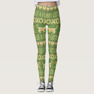 Håriget Julbalkar Leggings