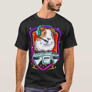 Håriget Potato för Funny Guinea Gris Gaming Gamer T Shirt