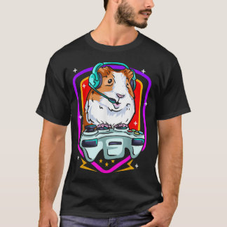 Håriget Potato för  Funny Guinea Gris Gaming Gamer T Shirt