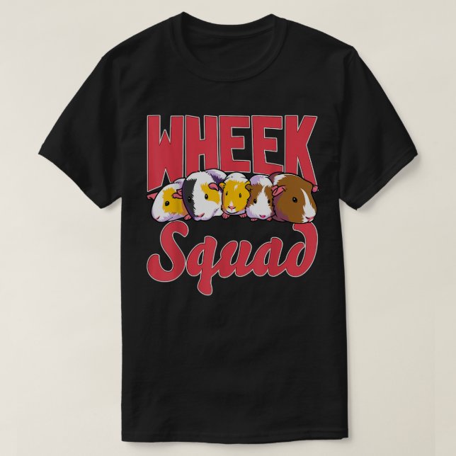 Håriget Potato för Gris Wheek Squad Hamster T Shirt (Design framsida)