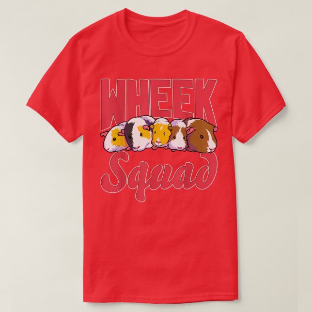 Håriget Potato för Gris Wheek Squad Hamster T Shirt (Design framsida)