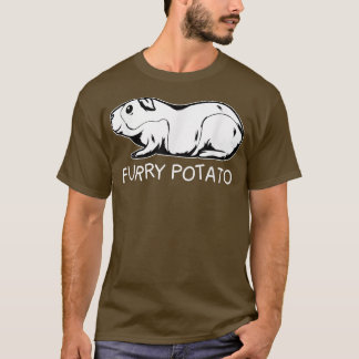 Håriget Potato Kids Manar Kvinnor i Gris T Shirt