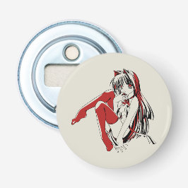 Håriget "Sexy Anime Cat Girl" Flasköppnare