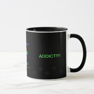 Håriget tränga någon kaffekoppen mugg
