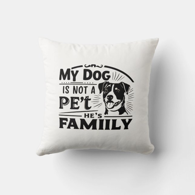 Hårigets familjepillow kudde (Baksida)