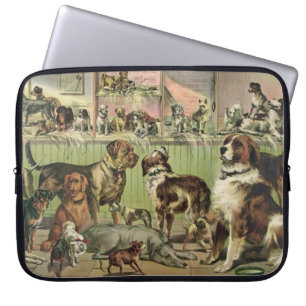 Hårigets vänner Hundälskare Laptop sleeve