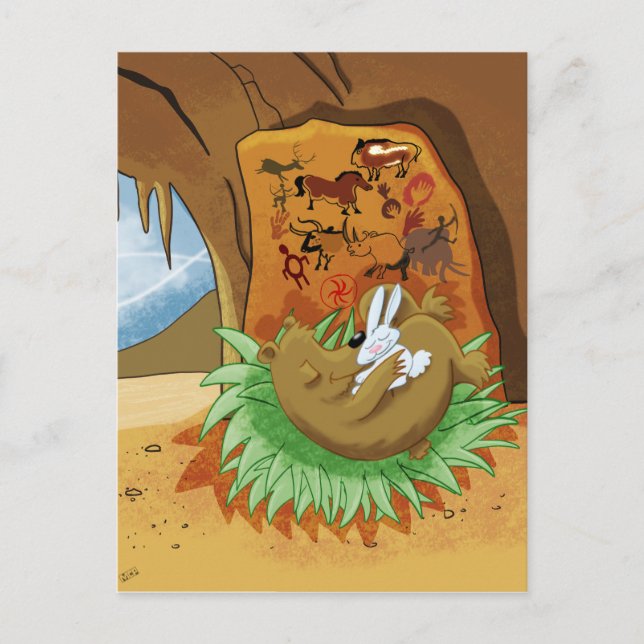 Hårigets vänner vykort (Framsida)