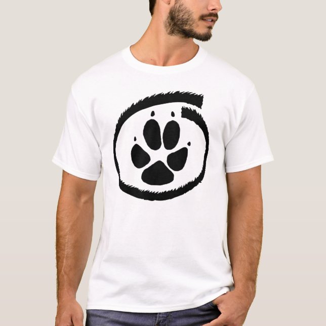 Håriginsida (rävtassen) t-shirt (Framsida)