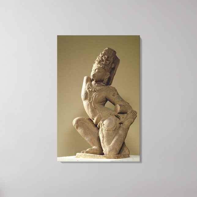 Harihara dansar i alidha-attityder, Prathara dyna Canvastryck (Framsida)