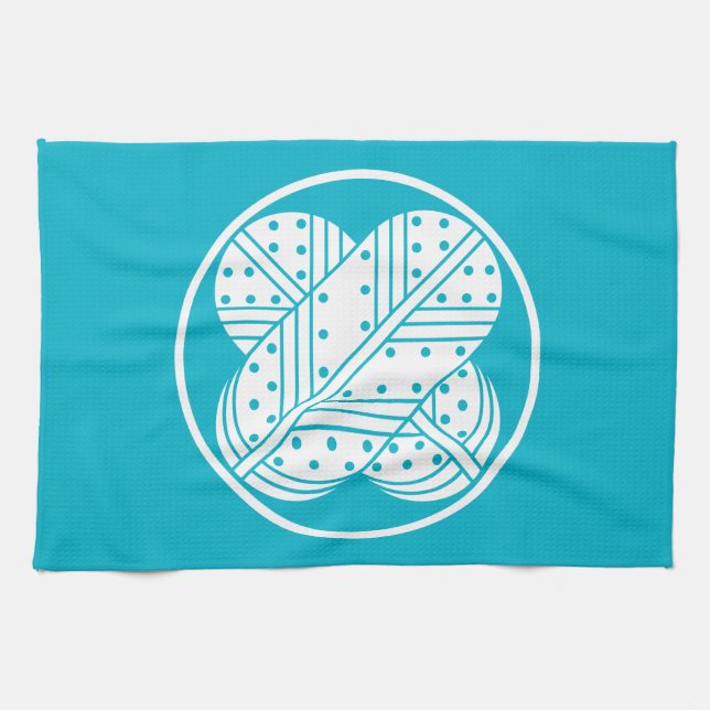 Harima asano hökfjädrar kökshandduk (Horisontell)