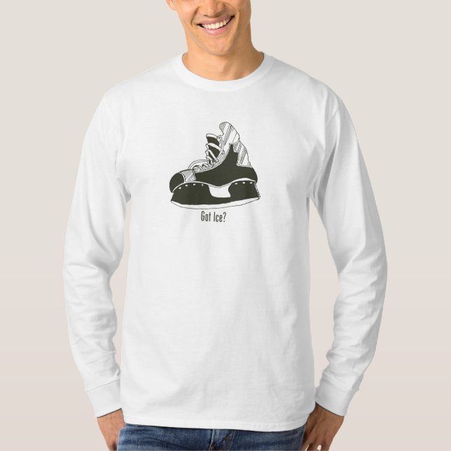 Haris? Hockeyskridsko Longsleeve Microfiber T-shirt (Framsida)