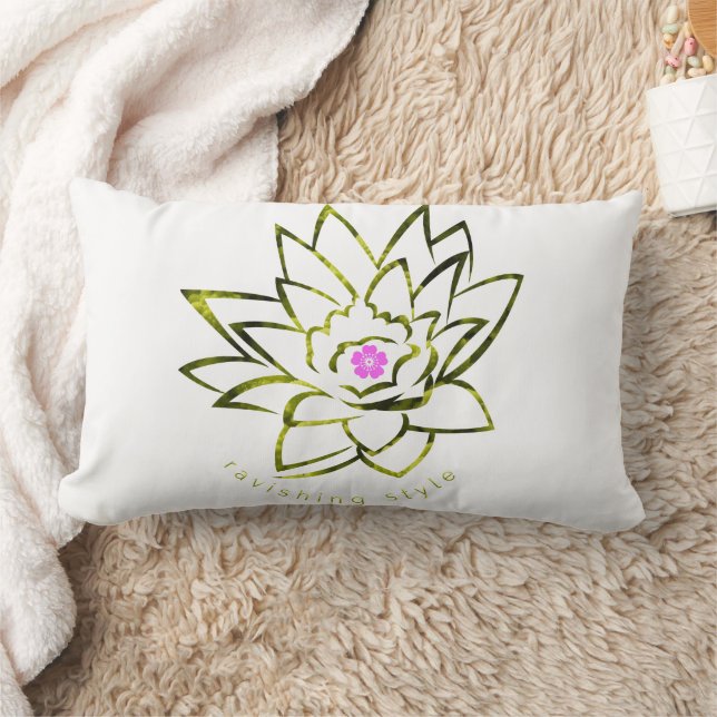 härjande stil lumbarkudde (Filt)