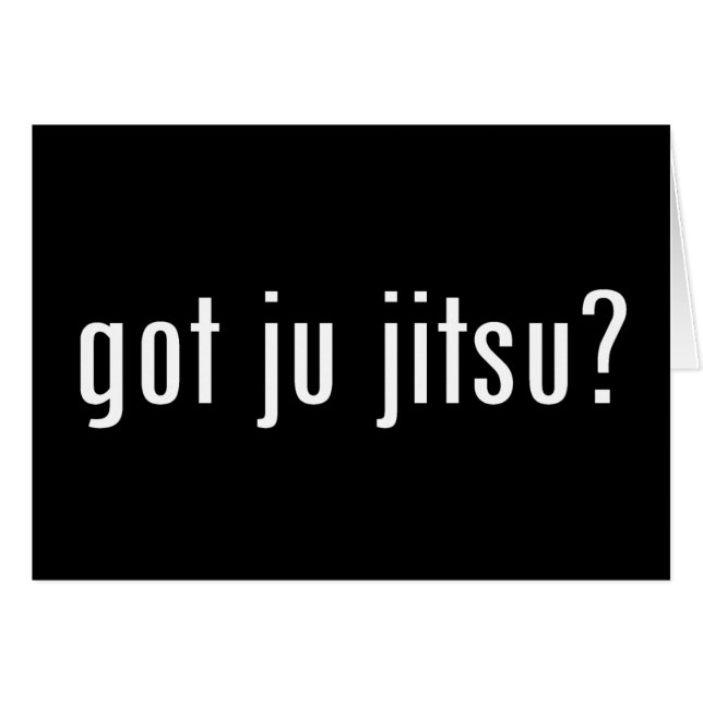 harjujitsu? hälsningskort (Framsidan Horizontal)