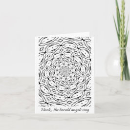 Hark häroldänglarsjungan helgkort