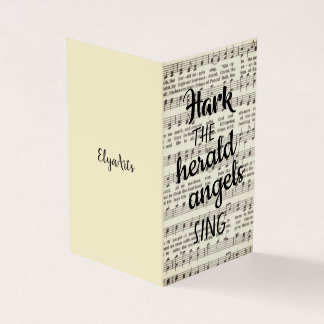 Hark, Herald Änglar Sjunga Kort