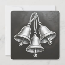 Hark, hur Klockor: Ett minimalistiskt julkort