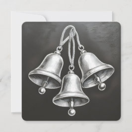 Hark, hur Klockor: Ett minimalistiskt julkort