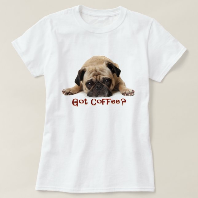 Harkaffe? Mopsutslagsplats T-shirt (Design framsida)