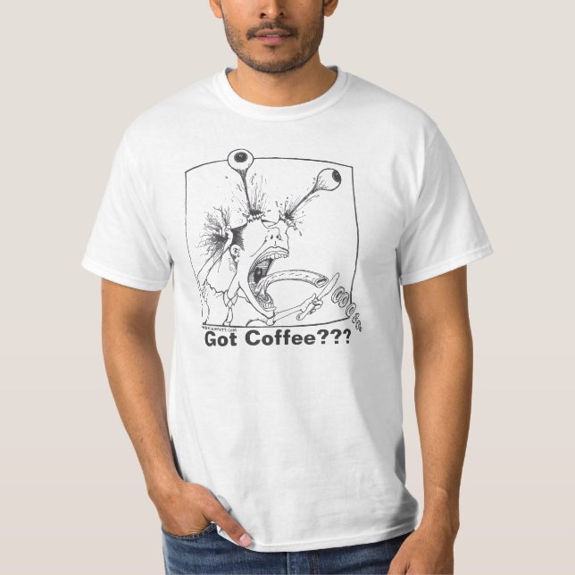"Harkaffe?", T-tröja Tee Shirt (Framsida)