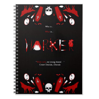 Harker - Dracula Notebook Anteckningsbok