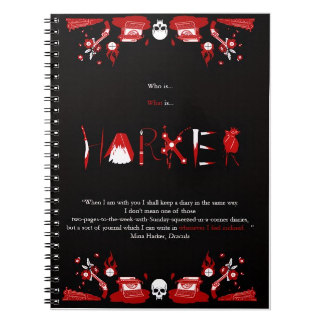 Harker - Minna Notebook Anteckningsbok (Framsidan)