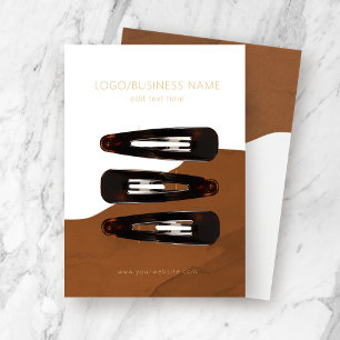 Hårklippstillbehör, Visning Card Visitkort