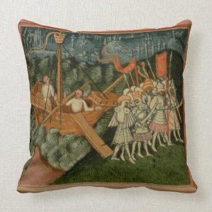 Harl 2278 f.98v Ankomsten av kung Sweyn och danska Kudde