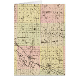 Harlan County, Nebraska Hälsningskort