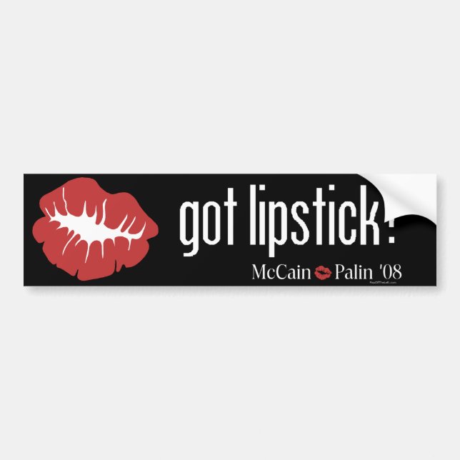 HarläppstiftMcCain Palin bildekal (Framsidan)