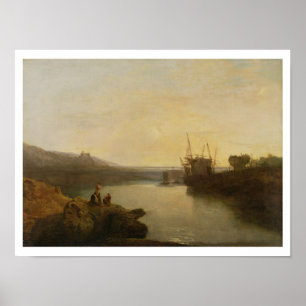 Harlech Castle, från Twgwyn Ferry, Sommarens Eveni Poster