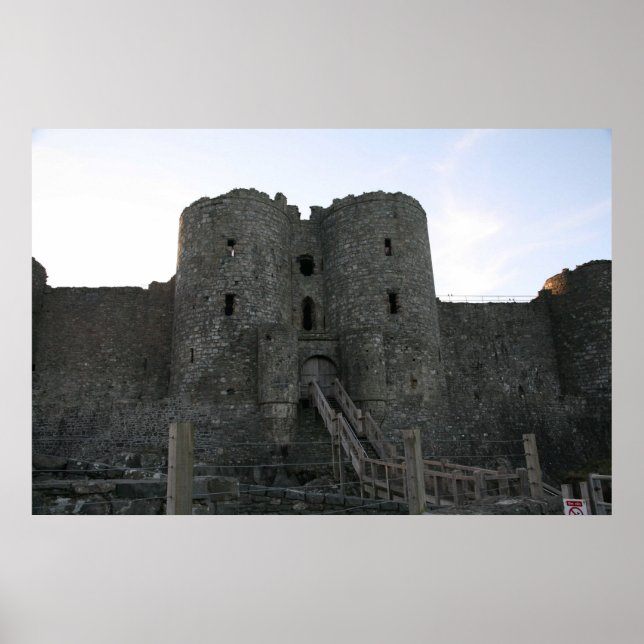Harlech castle poster (Framsidan)
