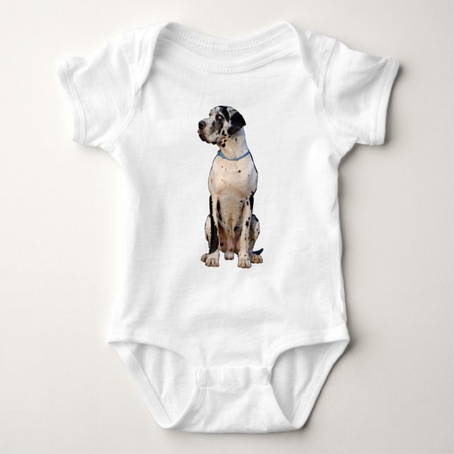 Harlekin Great Dane T-shirt (Framsida)