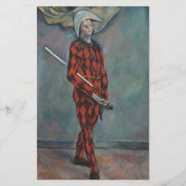 Harlekin (Joker) (av Paul Cézanne) Brevpapper