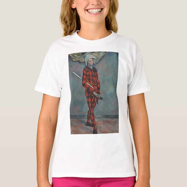 Harlekin (Joker) (av Paul Cézanne) T Shirt (Framsida)