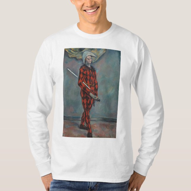 Harlekin (Joker) (av Paul Cézanne) T Shirt (Framsida)